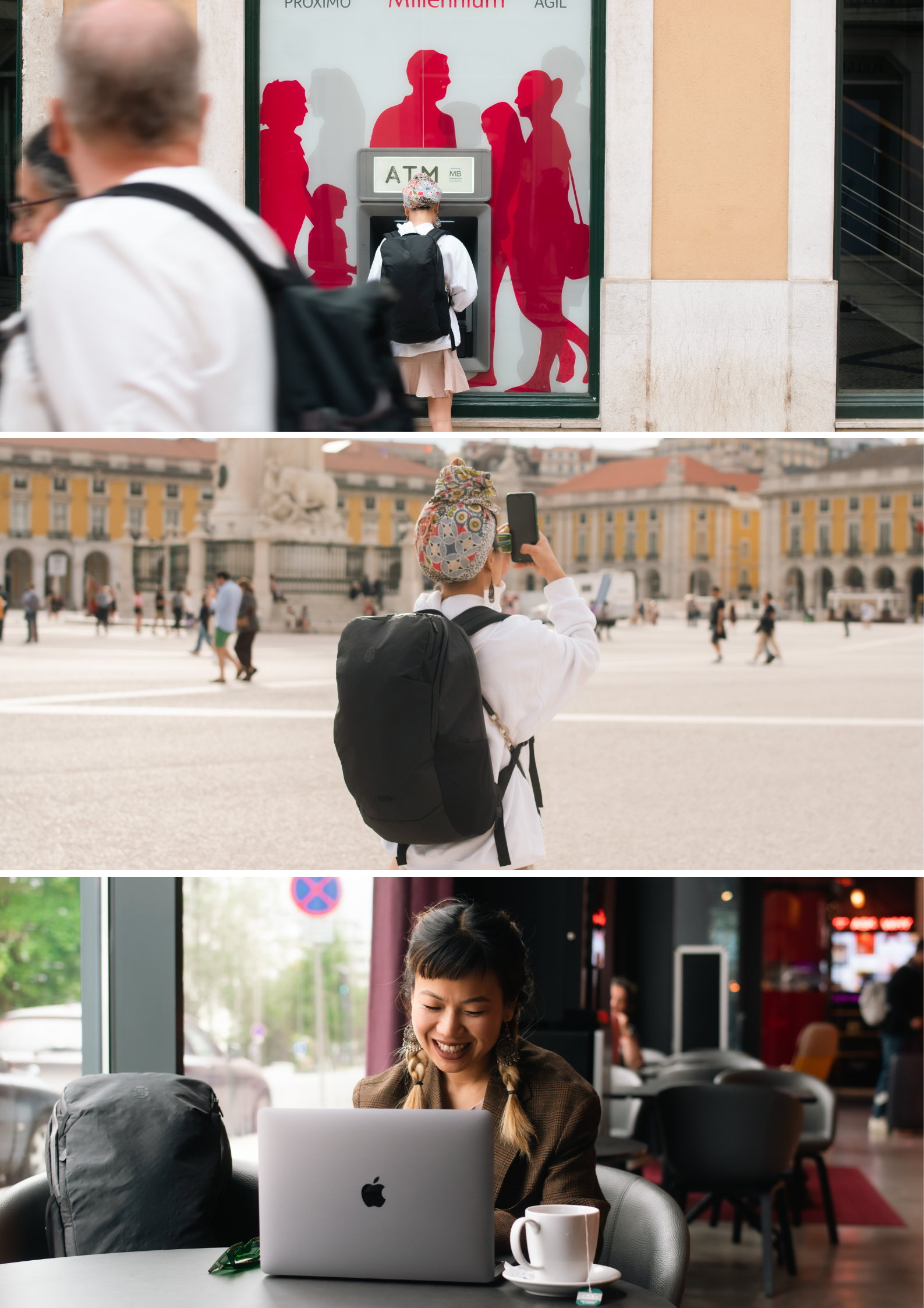 GreenandBeigePhotoContemporaryGridsInfographicBirthdayPoster(6)